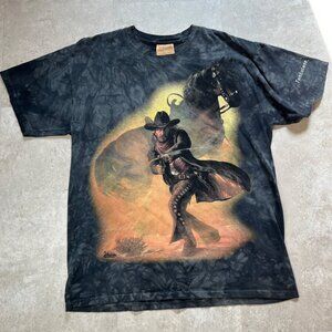 Vintage The Mountain Tombstone Cowboy Tee Size Large